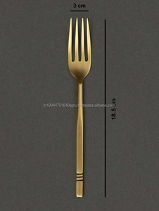 New Royal Design Gold Metal Dinner <b>Fork</b> For Restaurant Dining Home Wedding - Product Image 2
