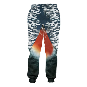 Precio barato ODM sublimación compresión Jogger pantalones hombres Unisex cordón todo impreso Pantalones deportivos - Product Image 2