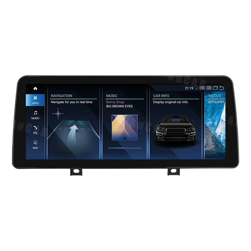 AuCar 12.3 ''Android 13 son ekran araba radyo GPS navigasyon multimedya DVD OYNATICI BMW 2 serisi için BMW BMW NBT 2013-2019