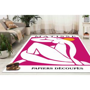 Tapis Silhouette Femme, Tapis d'extérieur, Tapis de reproduction, Tapis Matisse, Tapis de décoration intérieure, Tapis en velours - Product Image 4
