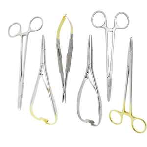 Juego de Portaagujas Quirúrgicas Ortopédicas Mathieu Crilewood Castroviejo, Acero Inoxidable de Grado Quirúrgico, Instrumentos de Cirugía Manual, CE - Product Image 2