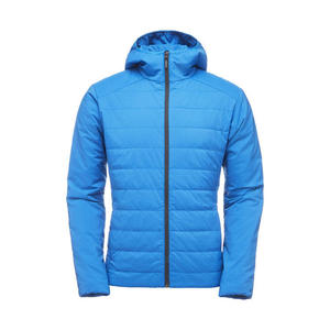 Veste d'hiver pour hommes personnalisée fermeture éclair respirante motif solide rembourrage en duvet coupe-vent chaud pour les adultes de grande taille - Product Image 4