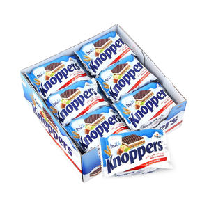 Knoppers al por mayor, obleas blancas y negras con sabor a chocolate negro, 25g, cajas de exhibición de 16 unidades para minoristas especializados a nivel mundial - Product Image 3