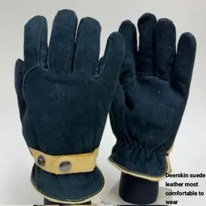 Heat Reflextive lined deerskin suede , winter work glove