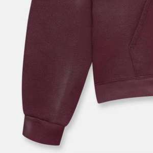 Sweat à capuche zippé en polaire unie personnalisé pour homme, style vintage streetwear, avec broderie, impression graphique et logo (échantillon) - Product Image 4