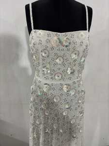 Elegante vestido de noche Aline con estampado floral y lentejuelas con cuentas, Vestido largo de baile con una manga y un hombro, vestido de fiesta - Product Image 5