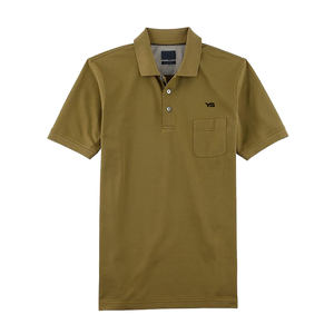 Polo Original de alta calidad con logotipo personalizado Spandex/tela de algodón Polo liso en blanco Polo de Golf para hombre - Product Image 1