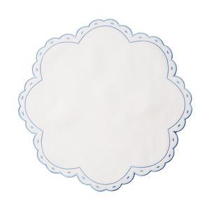 Designer <b>linen</b> table <b>placemat</b> featuring artistic embroidery work for luxury dining tables home decor reusable washable premium - Product Image 5