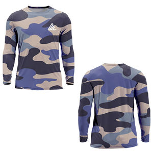 Chemises de pêche à manches longues pour hommes AFTKO, taille plus, performance, masque intégré, capuche, protection UV UPF 50+, maillots de pêche - Product Image 4