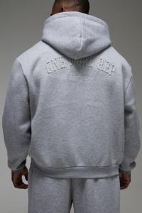 Sweat à capuche en coton surdimensionné personnalisé quantité minimale de commande disponible pour garçons avec impression de mode vêtements de printemps respirants - Product Image 6