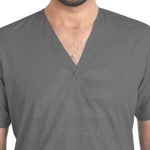 OEM Service Latest Design Medical <b>Scrub</b> Suit High Quality Custom Color & Logo Unisex <b>Scrub</b> <b>Sets</b> - Product Image 5