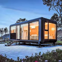 Maison Capsule Solaire Modulaire de 20m² avec 2 Chambres/Cuisine/Salle de Bain – Cabane de Luxe Type Apple – Maison Capsule Vessel – Maisons Modulaires
