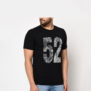 Custom Fast 280gsm-320gsm Heavyweight 100% algodón Oversized Drop Shoulder camiseta informal de los hombres con patrón impreso digital - Product Image 2