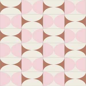 Carreaux de céramique émaillés à motif floral 400x400mm pour la décoration intérieure des murs et du sol de la cuisine et du salon BMC - Product Image 1