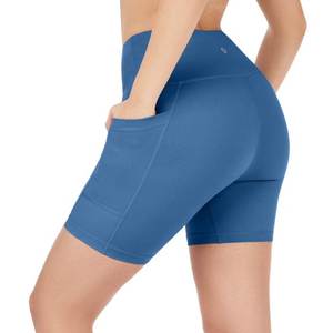 Womens Biker <b>Shorts</b> With Pockets-Yoga <b>Shorts</b> For Women Regular & <b>Plus</b> <b>Size</b> For Gym & Yoga - Product Image 1