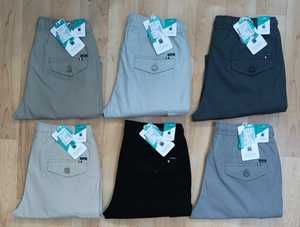 Pantalones chinos de algodón 100% transpirables para hombre ajustados a la moda, pantalones de longitud Normal, estilo informal - Product Image 4