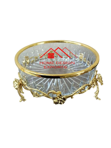 Boîte à bijoux en métal et verre en laiton pur au design attrayant, boîte à bijoux en métal de luxe à la vente chaude pour le rangement - Product Image 4