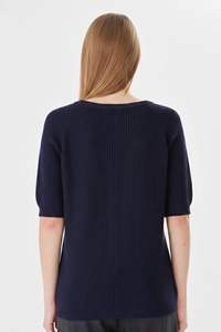 เสื้อสเวตเตอร์ถักนิตติ้งสำหรับผู้หญิง ผ้าฝ้ายออร์แกนิค 100% ทรงหลวม ระบายอากาศได้ดี นุ่ม อุ่น - Product Image 5