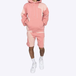 Pull à capuche en polaire surdimensionné pour hommes, noir 100% coton, logo brodé, nouveau style français, tenue décontracté d'hiver, vente en gros - Product Image 3