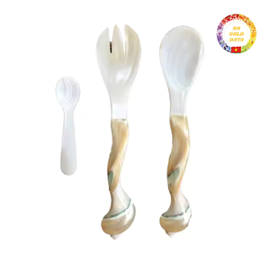 Precio barato Cucharas de nácar de Vietnam Cucharas de concha marina hechas a mano de alta calidad. - Product Image 1