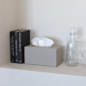 [FENICE] Estuche de pañuelos contemporáneo (250*130*135mm) Soporte de pañuelos redondo de confort Premium Diseño espacioso Impermeable Multiusos - Product Image 5