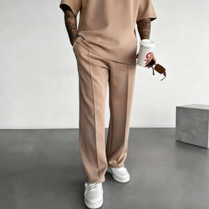 กางเกงกีฬาผ้าแคนวาสรักษ์โลกทรงตรงสำหรับผู้ชาย ผลิตตามสั่งจากโรงงาน ขายส่ง ทรงปกติ เอวกลาง จีบด้านหน้า เหมาะสำหรับเดินป่าและกิจกรรมกลางแจ้ง - Product Image 2