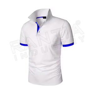 Haute qualité décontracté nouveau polo d'été pour hommes hommes à manches courtes coton homme polos prix de gros respirant deux couleurs - Product Image 2