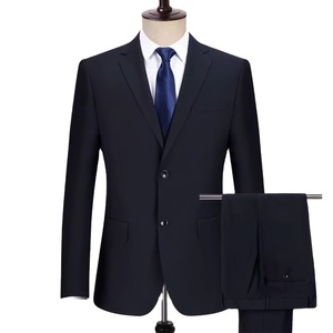Venta al por mayor de alta calidad de los hombres de 3 piezas traje de boda de moda Delgado Color sólido Oficina de negocios de talla grande traje de los hombres 2026 - Product Image 1