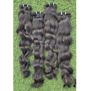 Extensiones de Cabello Natural Ondulado de 22 Pulgadas, Cabello Humano Virgen Remy Indonesio 100% Original, Doble Trama, de Lujo Premium - Product Image 3