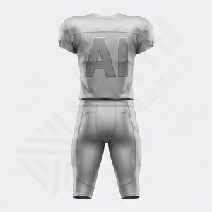 Uniforme de Fútbol Americano de 12 Paneles, Manga Larga, Impresión Digital Personalizada, Liga Escolar, 100% Poliéster, Talla Grande, Atlético - Product Image 2