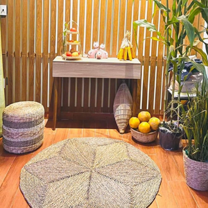 Alfombrillas de jacinto de agua de Vietnam, alfombra trenzada de fibra Natural para sala de estar, dormitorio, hogar, Resort, decoración de suelo de hotel - Product Image 6