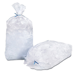 Sac à glaçons personnalisé emballage de boisson clair/bleu LDPE sac supérieur durable à fermeture éclair héliogravure fabriqué Vietnam ODM compétitif - Product Image 4