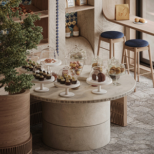 Display Rack Led Display Outdoor Furniture Coffe Table Showcase Hotel Furniture Restaurant Furniture Gold <strong>Bar</strong> Tool Food Cart C01 - Product Image 3