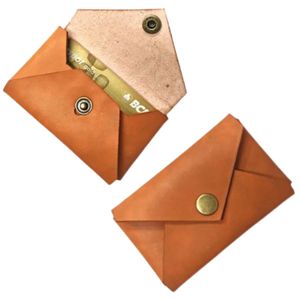 Sobre de cuero de primera calidad, tarjetero hecho a mano para profesionales de negocios y transporte diario hecho a mano de Indonesia - Product Image 1