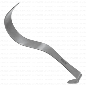 LIKAMED Écarteur abdominal Deaver en acier inoxydable 30CM et 33CM de long Écarteurs Deaver à manche solide - Product Image 1