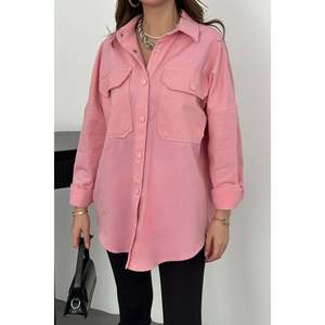 Camisa de Gabardina Rosa - Rosa - Product Image 2