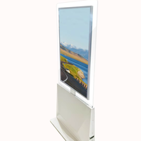 Kiosque d'affichage numérique Alihh 55 pouces avec écran tactile, WiFi intelligent, support au sol pour magasin de détail et affichage graphique