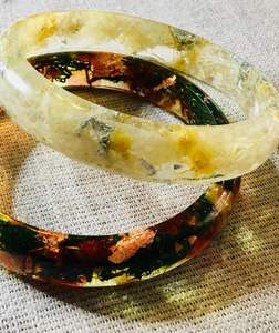 Magnifique Bangal en résine de haute qualité, fait main, étanche, idéal pour le quotidien, les fêtes, les festivals, les mariages, les cadeaux - Product Image 5