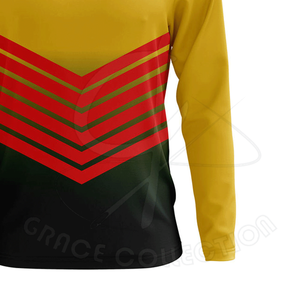 ชุดเครื่องแบบผู้รักษาประตูแบบระเหิดมาใหม่แผ่นผ้าเจอร์ซีย์และกางเกงออกแบบได้ตามต้องการ - Product Image 5