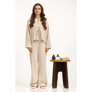 Pantalon décontracté taille mi-haute à jambes larges WM-COD-WS25-014B – Respirant et coupe régulière - Product Image 1