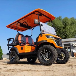 Voiture de golf électrique 2-8 places Sièges rembourrés de luxe Batterie au lithium Vitesse de 24 km/h Autonomie de 60 à 100 km Conception durable Capacité de charge de 300 kg - Product Image 1