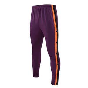 Pantaloni <span class=keywords><strong>da</strong></span> Allenamento <span class=keywords><strong>Calcio</strong></span> Personalizzati 100% Poliestere, Asciugatura Rapida, Bottoni Laterali a Scatto, Vestibilità Slim, Abbigliamento Sportivo Unisex - Product Image 3