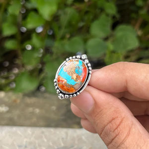 แหวนทองแดงหอยนางรม10X14มม. รูปไข่925สเตอร์ลิงเงิน18K ไมครอนชุบทองโรเดียมชุบทองของขวัญหมั้นแต่งงาน - Product Image 3