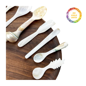 Cuillère élégante en nacre Finition lisse pour restaurant hôtel ou usage domestique - Product Image 2