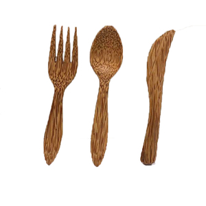 Reusable Eco Friendly Wooden Wholesale Travel Spoon Forks and Knives <b>Cutlery</b> <b>Set</b> - Product Image 2