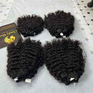 Meilleurs produits bouclés birmans de matériaux vierges Meilleures ventes du Vietnam Paquets de trames de cheveux humains, Extensions de cheveux vietnamiens - Product Image 3