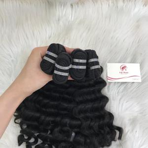 Extensiones de cabello rizado de agua de doble trama para máquina de piel cruda vietnamita de grado Remy humano 100% todos los colores 100g - Product Image 1