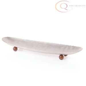 Plateau décoratif de luxe en métal pour le Ramadan, idéal pour la présentation et le service |   Apporte une touche royale à l'arrangement de la table - Product Image 5