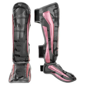 Protège-tibias MMA Standup Muay Thai Protège-tibias Kick Boxing Football Football Sports Protège-tibias en cuir durable - Product Image 1