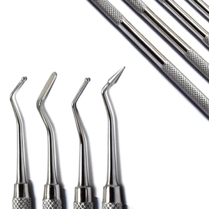 ชุดคอนเดนเซอร์อัมลาแกมแบบแมนนวล คุณภาพพรีเมียม ได้รับการรับรองมาตรฐาน CE ผลิตจากสแตนเลส จำนวน 4 ชิ้น พร้อมรับประกันตลอดอายุการใช้งานแบบ 3 ขา สำหรับงานทันตกรรม - Product Image 2